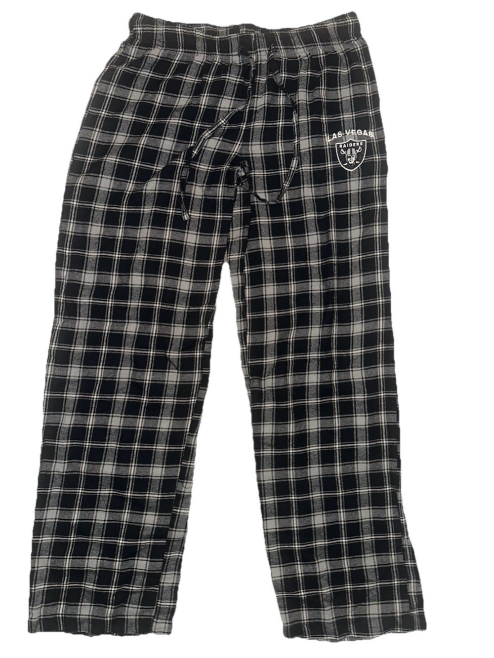 NFL Black & Gray Plaid Sleepwear Pants